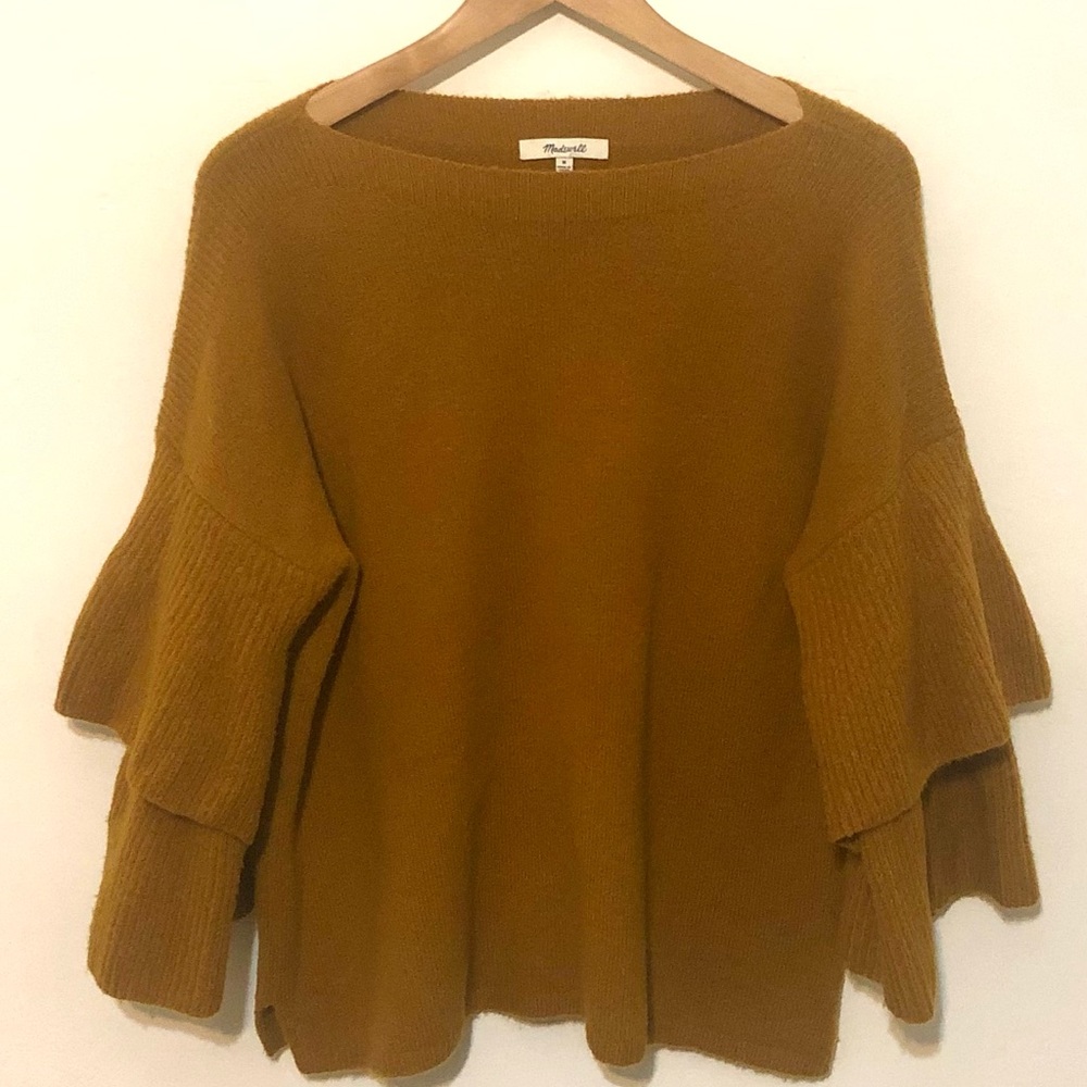 Madewell Tier-sleeve Pullover Sweater